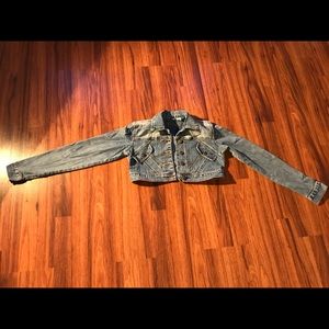 Short Denim Jacket.
